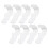 16Pairs Acrylic Baseball Bat Display Holder Durable Wall Mounted Rack 3