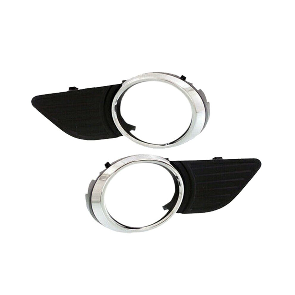 1Pair Front Bumper Fog Cover Grille Chrome Trim For Sienna Base/Xle/Le 20111-2017 52127-08030 52128-08030 Light 4711820595916