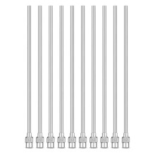 10 Pcs Blunt Tip Dispensing Needles 4 Inch, 12 Gauge Stainless Steel Blunt Needles Fluid Applicator 12G