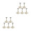 10Pcs Camera Mount Brackets Rotatable for Home 10