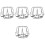 4Pcs Durable Stainless Steel Fire Sprinkler Covers Silver 5