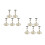 10Pcs Camera Mount Brackets Rotatable for Home 7