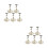 10Pcs Camera Mount Brackets Rotatable for Home 6