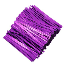 2400St Paarse Metalen Ties Voor Feest- En Cadeauzakken Van Pet