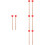 4Pairs Universal Drum Mallets Ergonomic Handle Music Sticks 7