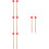 4Pairs Universal Drum Mallets Ergonomic Handle Music Sticks 8