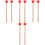 4Pairs Universal Drum Mallets Ergonomic Handle Music Sticks 4