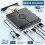 7-in-1 External  Ray Optical Drive Portable Bluray Player CD DVD Recorder Burner Reader for PC Laptop Windows 2