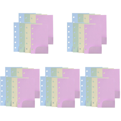 5Pcs Versatile Portable Scrapbook Inserts Binder Pockets for Daily Use 2