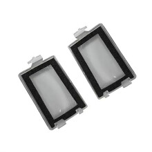 1 Par de Lentes de Luz de Matrícula Trasera para Grand Cherokee 2005-2024 68020954AB68020955AB