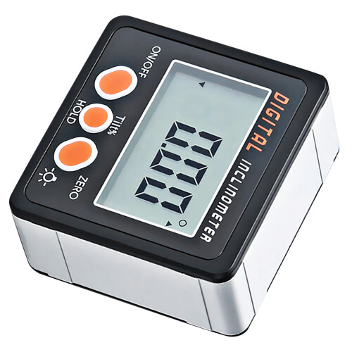 2Pcs Lightweight Digital Angle Finder with Aluminum Frame for Lab Use
