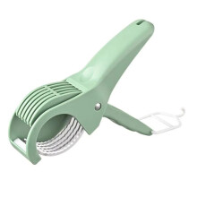 Portable Salad Cutter Chopper - Manual Fruit & Vegetable Slicer, Kitchen Gadget for Easy Chopping,Press Slicer Tool A