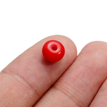 750pcs Colorful Acrylic Flat Beads for DIY Jewelry Making - 4.5x8mm/Aperture 2mm