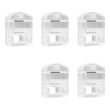30pcs Acrylic Embroidery Floss Drop, Clear Embroidery Thread Organizers Slim Floss Bobbins -Stitch Thread Bobbins