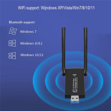 1300Mbps USB WiFi-Adapter USB 3.0 5.0 Dongle 2.4G&5GHz Dual Band WiFi 5 Netwerk Draadloze WLAN-Ontvanger