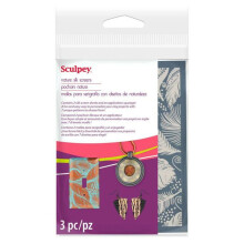 Estênceis de serigrafia Sculpey - Natureza