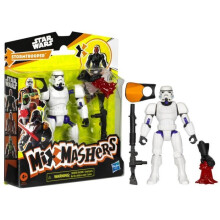 MixMashers Stormtrooper, 12 cm große anpassbare Figur zum Mischen und Kombinieren mit Zubehör, Star Wars, ab 4 Jahren