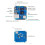 For Orange Pi Zero 3 1GB RAM Development Board DDR4 Allwinner H618 WiFi  PC Zero3 SBC Single Board Computer 2