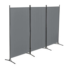 Paravent de privacidade de 3 painéis teruel 176 x 260 cm cinza escuro 03_0008058