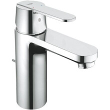 GROHE Obtenha torneira para pia de banheiro, puxador de resíduos, resíduos incluídos, torneira arejada economizadora de água, tamanho M, 23454000
