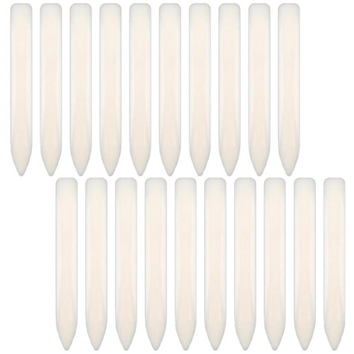 20 Pack Bone Folder Tool, Plastic Bone Folder Crafts Scoring Folding Creasing Paper Crafting Scrapbooking Tool 1