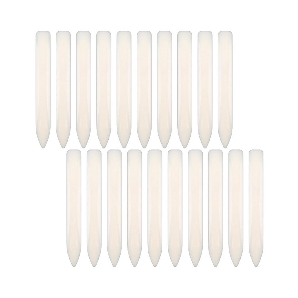 20 Pack Bone Folder Tool, Plastic Bone Folder Crafts Scoring Folding Creasing Paper Crafting Scrapbooking Tool 4713114523230