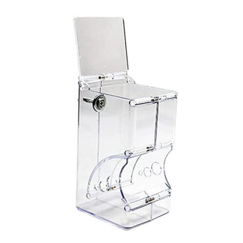 Hamster Feeder Acrylic Portable Gerbils Dwarf Hamster Mice Feeding Foo