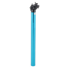 Bike Seatpost Aluminum Alloy Lightweight Shock Absorber One Piece Forge Two Bolt Design Rebound Force Adjustable Rust Resistant For MTB Road Bike E-Bi