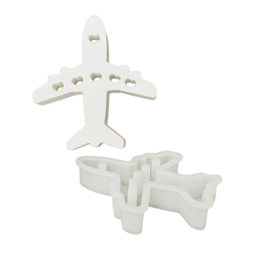 Gepäckkerzenformen, 3D-Flugzeug-Silikonform,-Flugzeug 1