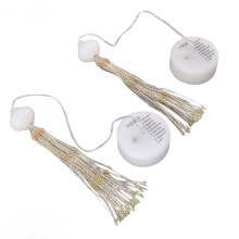 2 Stück Feuerwerk-LED-Feenlichterkette, Kupferdraht, 4 Farben, Fernbedienung