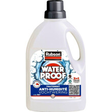 Revestimento impermeabilizante - RUBSON - Impermeável - Tratamento de paredes húmidas - Paredes interiores - Incolor - Lata de 0,75L