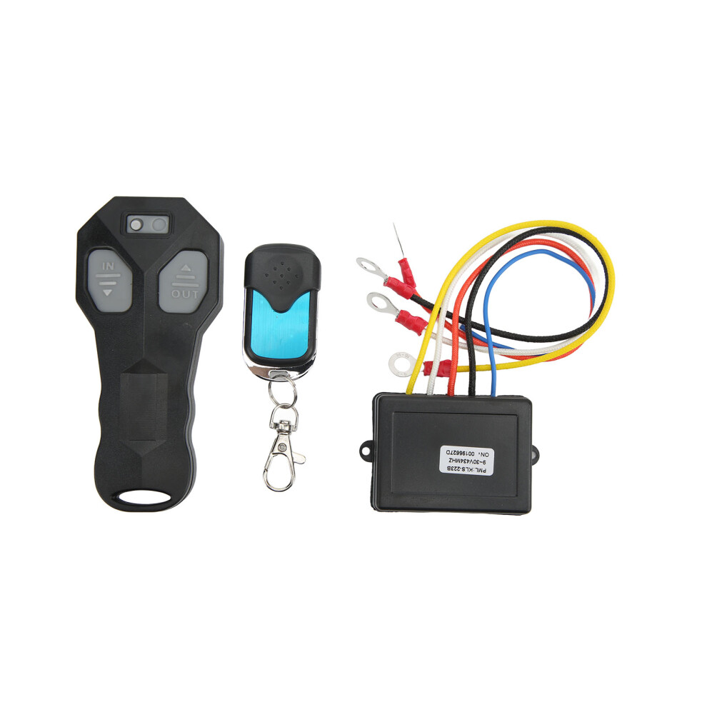 12V Winch Compatibility Wireless Winch Remote Control Waterproof Wireless Remote For Winch Automatic Shutdown Anti Interference Signal High Strength 9437117429607