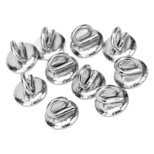 Torcia LED ricaricabile con 3 batterie AAA incluse, colore argento