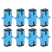 Faseroptischer Adapter SC UPC Singlemode-Stecker 50 Stück Stahl-Patchkabel