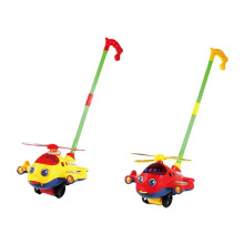 2x Push Along Toy with Music Motor Skills Push Toy for Age 1-3 Childre