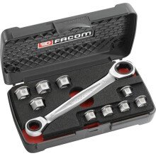 Facom 464.J1PG Socket Spanner Set 11 Pieces in Storage Box