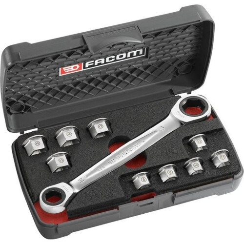 Facom Facom 464.J1PG Socket Spanner Set 11 Pieces in Storage Box