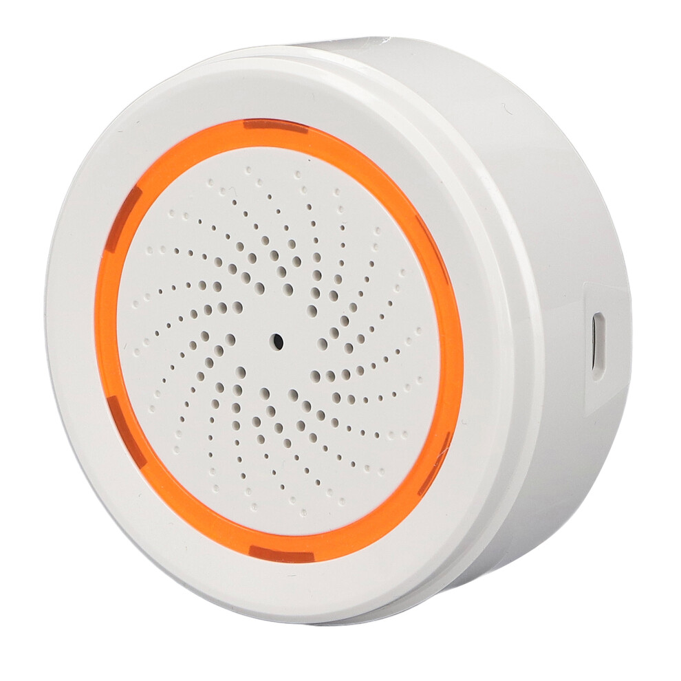 Audible Zigbee3.0 Alarm Siren 90Db 5V 1A Wireless Security 4981371371158