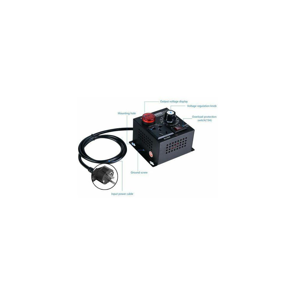 Speed Maestro For Power Tools, Bta-4000W Variable Speed Controller, Compatible 120V 220V, Continuous Adjustable Output Voltage For Inductive 9128293321532