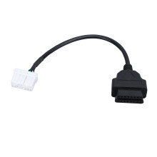 Plug-and-Play OBD2-Diagnosekabel, flexibel und robust, Tesla-Adapter, gute elektrische Leitfähigkeit, liest CAN-Bus-Daten, Batteriespannungsmessung,