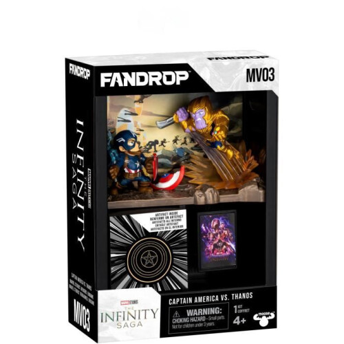Fandrop Marvel Figure - Captain America Vs Thanos - Board Game