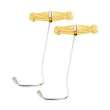 2x Long Boot Hooks Easy Grip Effortless Boot Pulling Horse Boot Pulls
