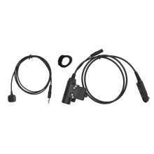 Crystal Clear Communication Tactical Throat Mic for Stealthy Operations, Universal Compatibility with Durable Design for High Sensitivity Air Ducts