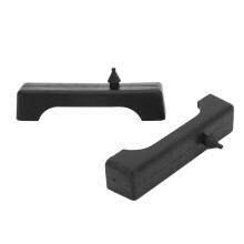 Paar Gummi-Kühlerisolator-Pads für Regal 1978-1988, Schwarz