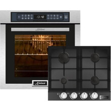 Quattro incassabile - Kaiser - EH 6306 R - 79 L - Autonettantante catalitico - Piano cottura a gas KCG 6387