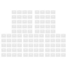 100 Pcs Clear Stamp and Die Storage Bag Resealable Storage Pocket Large Envelope Case for DIY Scrapbooking Paper Card