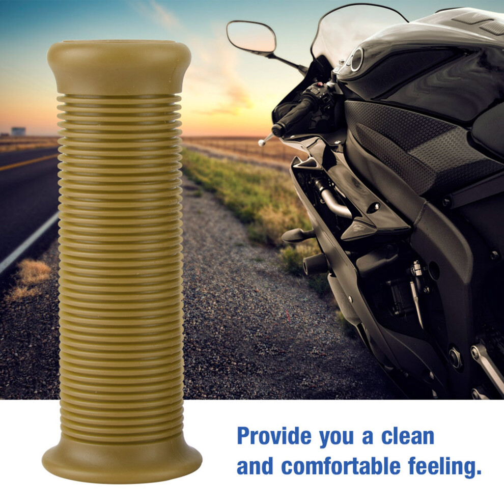 Universal 1.1Inch 28Mm Motorcycle Handle Grips Sauce Yellow 3581377834537