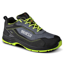 Scarpe da sicurezza - SPARCO - Indy Texas - Grigio scuro/giallo floreale - Camoscio-Nubuck - Unisex