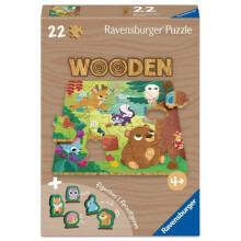 Waldtiere - Holzpuzzle 22 Teile - ab 4 Jahren - Ravensburger