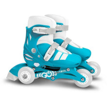 Inline-Skates 2-in-1 - STAMP - SKIDS CONTROL - 3 Räder - Größe 27-30 - Unisex